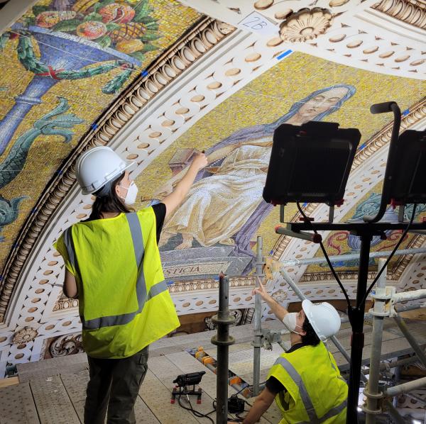 photo of restoration of Puerto Rico State Capitol cupula